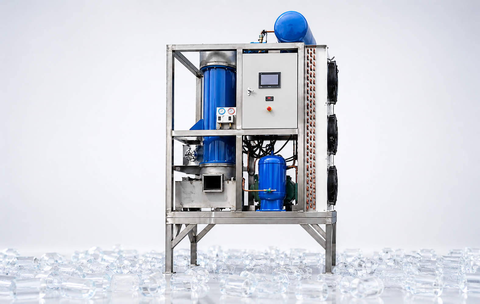 Industrial ice machines