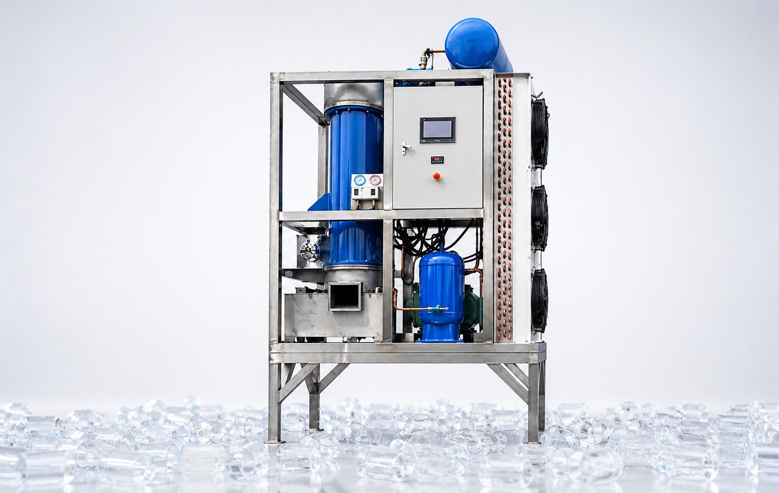 Industrial ice machines