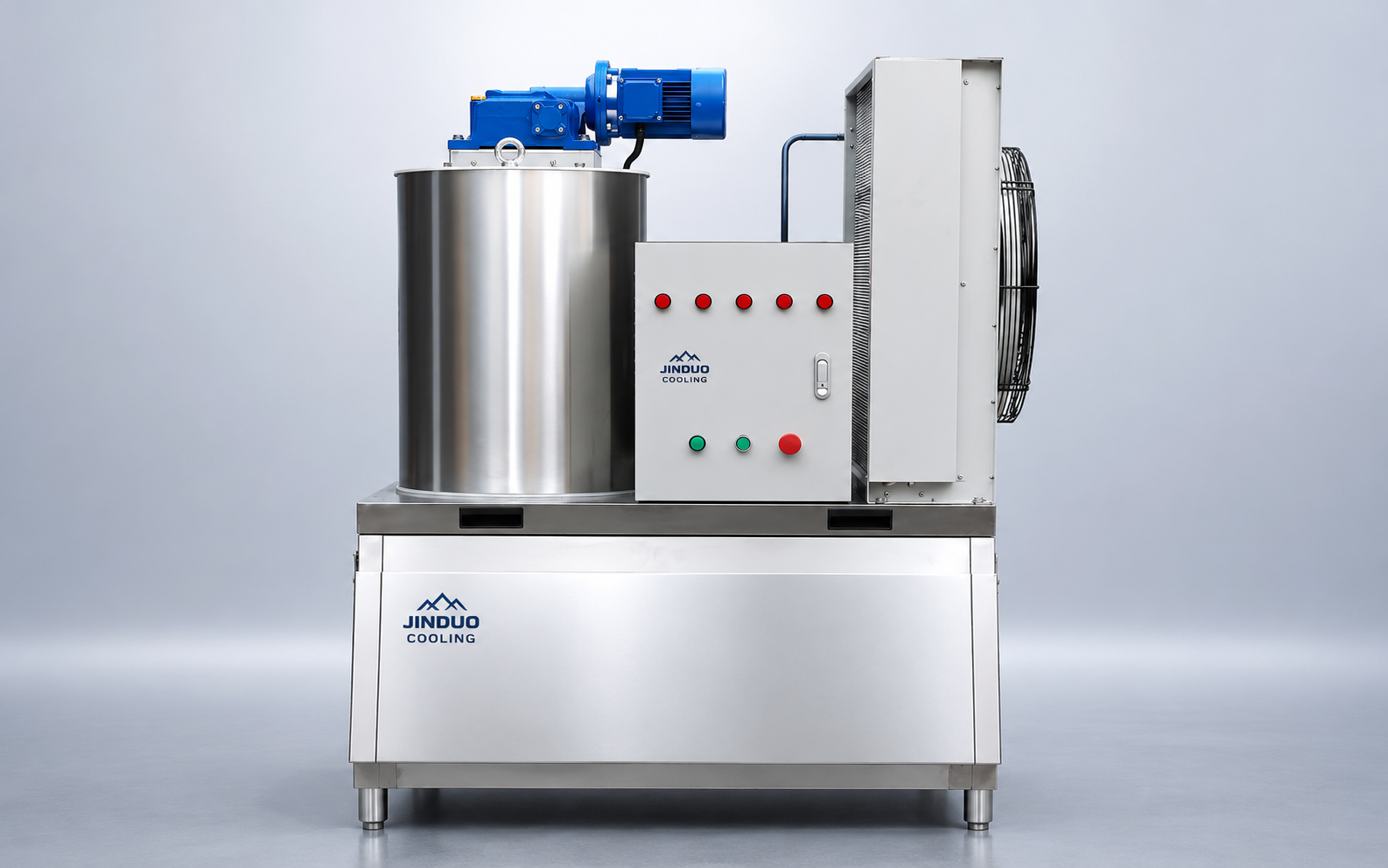 Flake ice machine