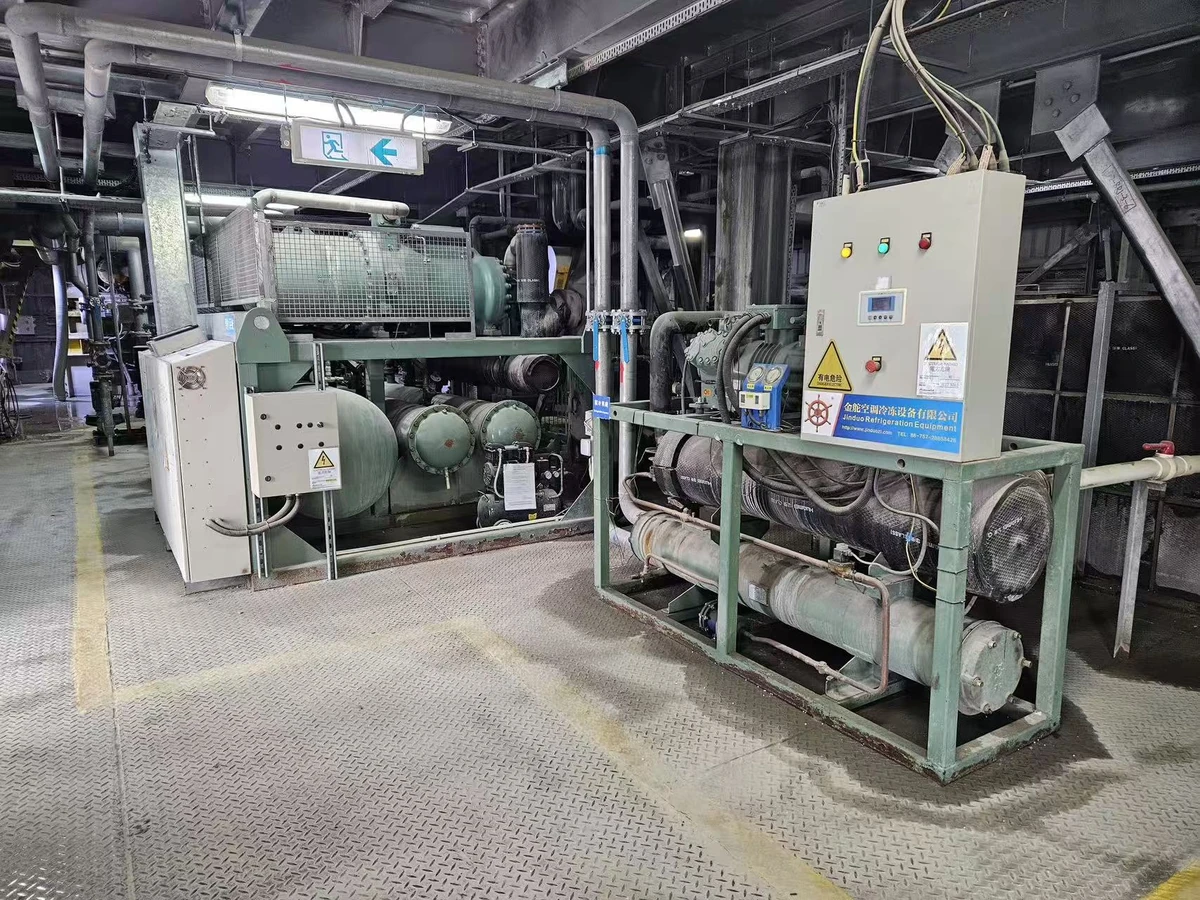 Jinduo refrigeration packages with compressors, vessels and electrical control cabinets